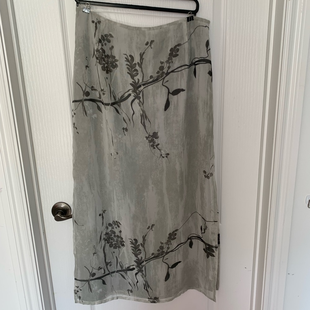 90s side slit midi skirt vintage